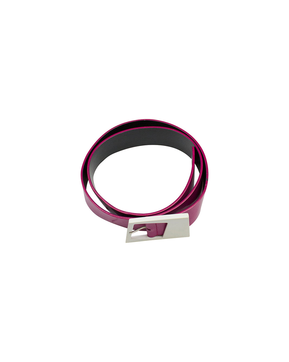 Dior Hommeピンクレザー ベルト Dior-Homme-Fuchsia-Pink-Belt-