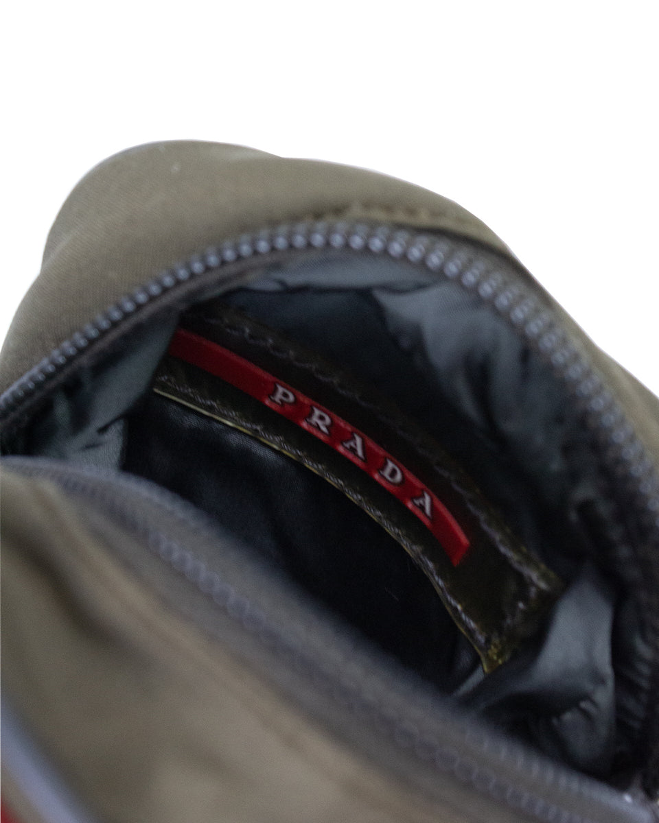 PRADA SPORT バイカラー ミニポーチバッグ PRADA SPORT バイカラー ミニポーチバッグ