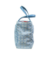 Load image into Gallery viewer, Chanel Sport Line Tote Bag Light Blue Right Side