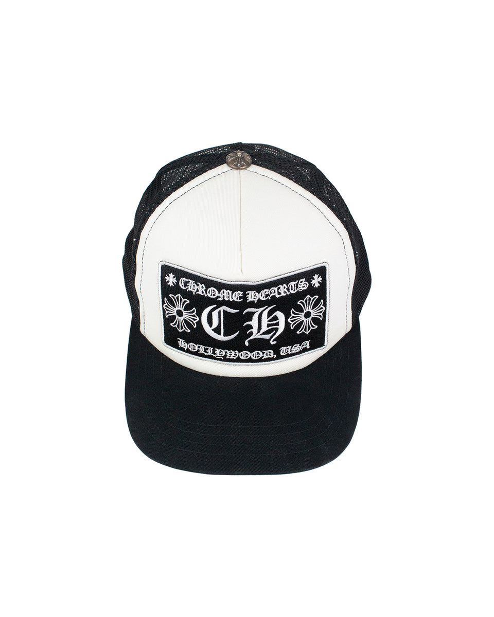 正規品■ Chrome Hearts TRUCKER CAP■BLK Chrome Hearts Miami Exclusive Trucker Hat Black - US