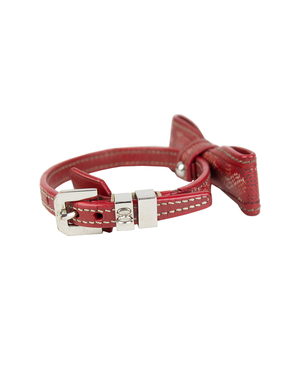 Goyard Dog Collar & Leash