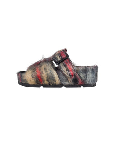 Celine Sandals Phoebe Philo Mohair Sandals Size 34 Paris left Side