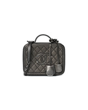 Load image into Gallery viewer, Chanel Caviar Quilted Filigree Vanity Case 