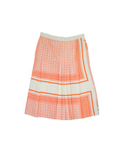 Load image into Gallery viewer, Celine Silk Aztec Long Skirt 2012 Phoebe Philo Archive Back