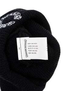 Chrome Hearts Beanie Black Horseshoe Star Composition