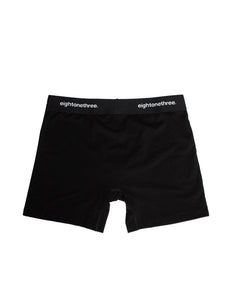 eightonethree. boxer briefs black tampa back