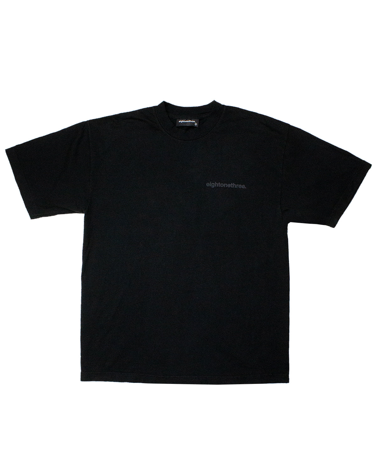 eightonethree blackout t shirt tampa front 