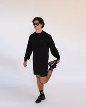 Load image into Gallery viewer, eightonethree long sleeve model black salomons with chrome hearts sun glasses 