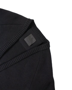 Givenchy Black Wool Padlock Cardigan Matthew Williams Brand Tag