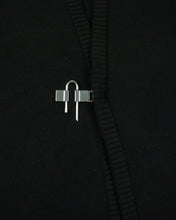 Load image into Gallery viewer, Givenchy Black Wool Padlock Cardigan Matthew Williams Pad Lock Detail