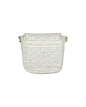 Load image into Gallery viewer, Goyard Grand Bleu PM Paris White Crossbody Back
