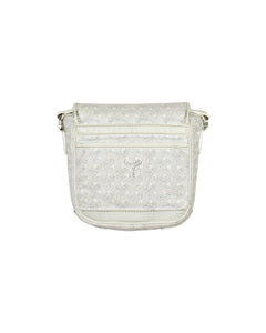 Goyard Grand Bleu PM Paris White Crossbody Back