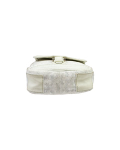 Goyard Grand Bleu PM Paris White Crossbody Bottom
