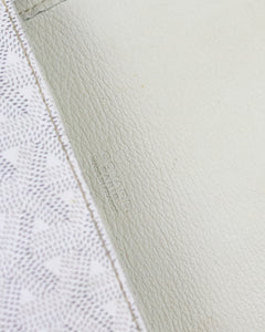 Goyard Grand Bleu PM Paris White Crossbody Brand Stamp