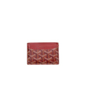 Load image into Gallery viewer, Goyard St Sulpice Card Holder Red Paris 