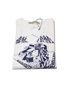 Balenciaga Jewelry White T-Shirt Folded