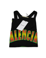 Load image into Gallery viewer, Balenciaga Parfums Black Tank Top Folded Tag 
