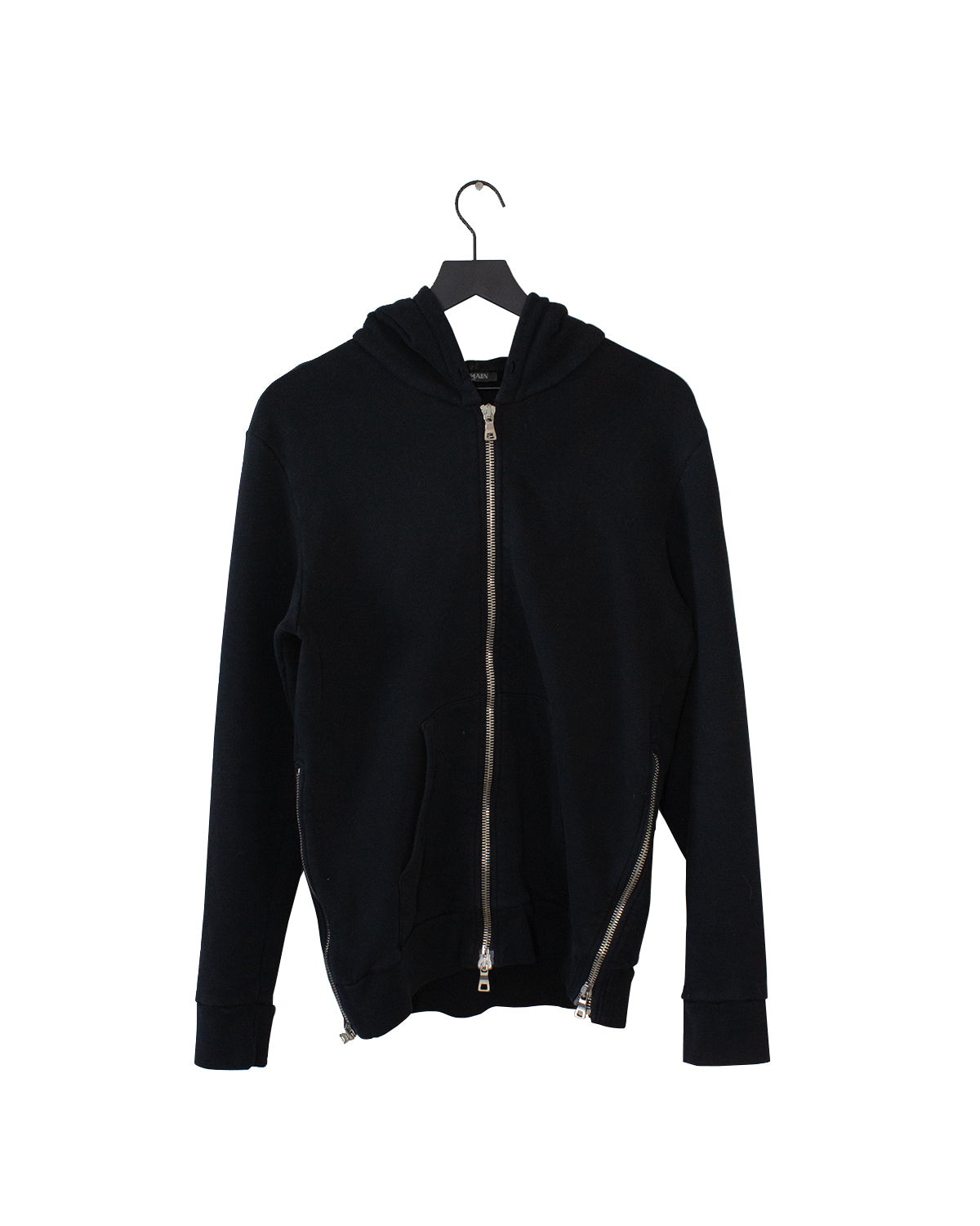 Balmain Black Zip Up Jacket 