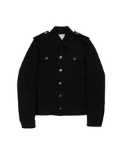 Load image into Gallery viewer, Bottega Veneta Black Military Jacket 
