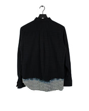 Load image into Gallery viewer, Comme des Garçons Black Dyed Flannel Size Medium Back