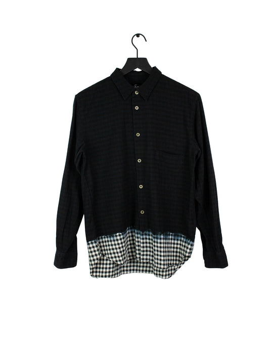 Comme des Garçons Black Dyed Flannel Size Medium 