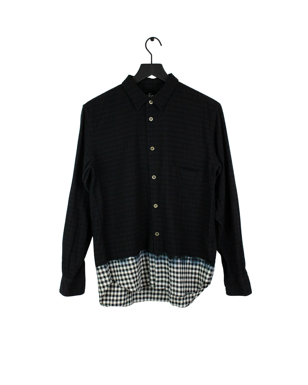 Comme des Garçons Black Dyed Flannel Size Medium 