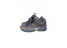 Load image into Gallery viewer, Chanel Women Purple Tweed Running Sneaker Left 