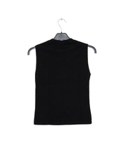 Load image into Gallery viewer, Vintage Dior Black Denim Script Sleeveless T Shirt Back