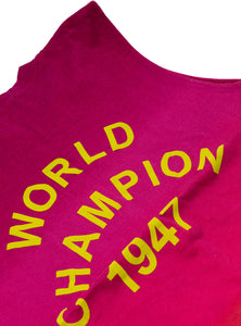 Vintage Dior Pink Hombre Sleeveless T Shirt Details