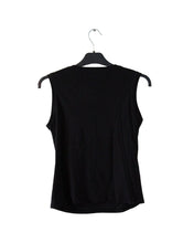 Load image into Gallery viewer, Black Vintage Dior Lady Sleeveless T Shirt Back