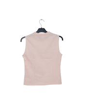 Load image into Gallery viewer, Vintage Pink Dior Sleeveless Denim T Shirt Back