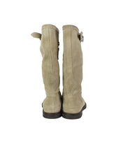 Load image into Gallery viewer, Dior Victim of The Crime Suede Boots Back