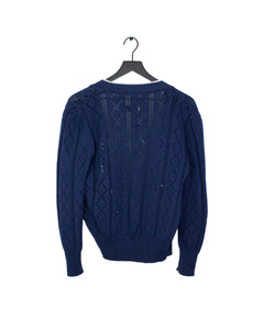 Ernest W. Baker Navy Blue Cardigan Back
