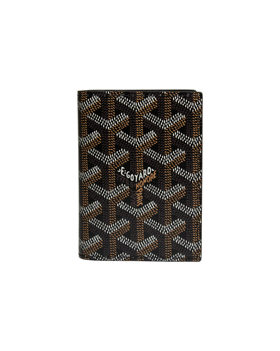 New Goyard Black St. Marc Wallet 