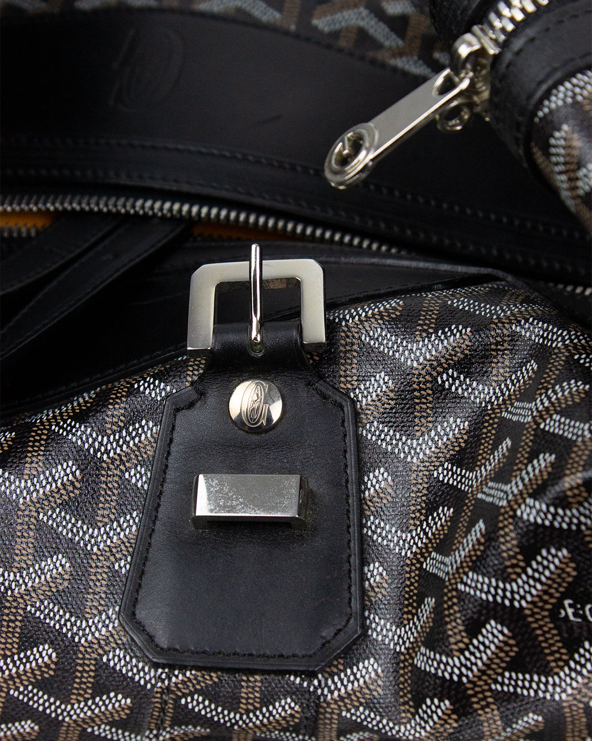 Goyard Black Boeing Travel Bag 45