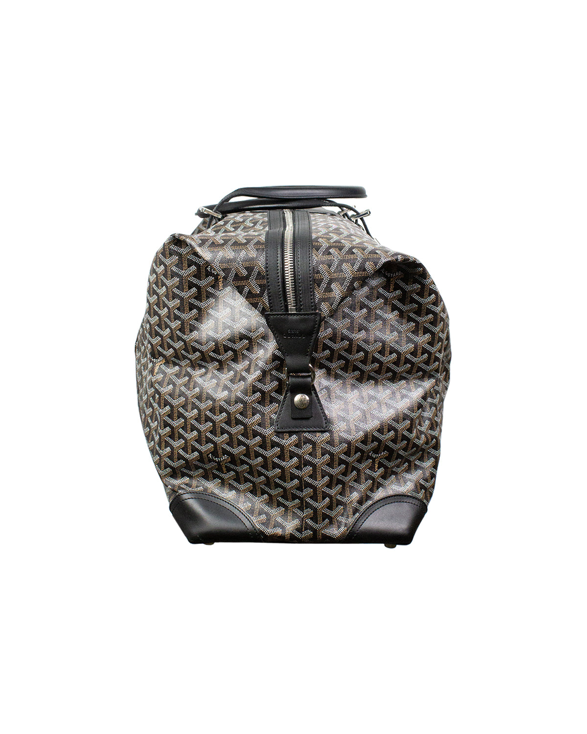 Goyard Black & Tan Goyardine Boeing 65 Duffle Bag by WP Diamonds