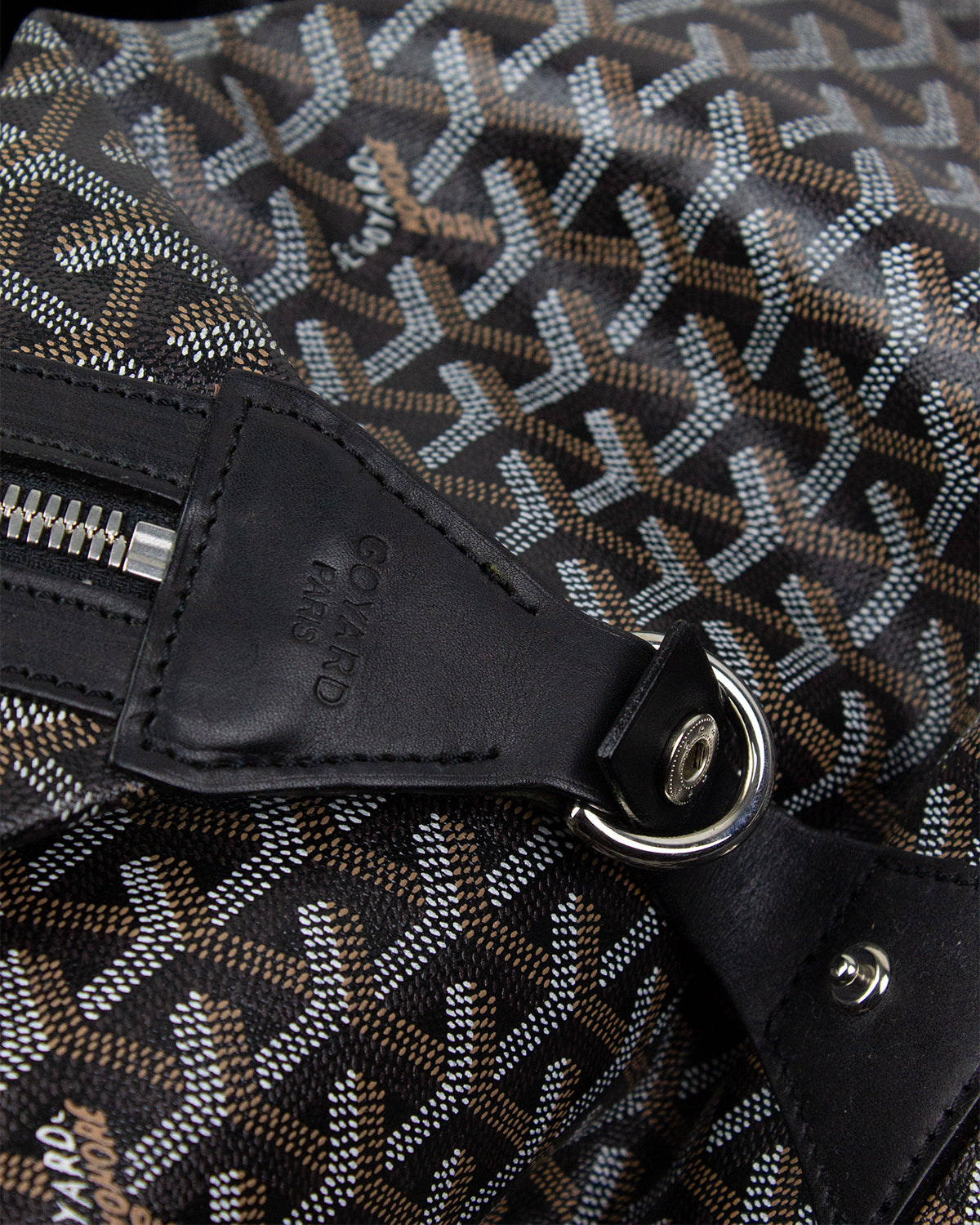 Goyard Black & Brown Goyardine Boeing 65 – Savonches