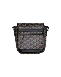 Goyard Monogram Wristlet Pouch Black Blue