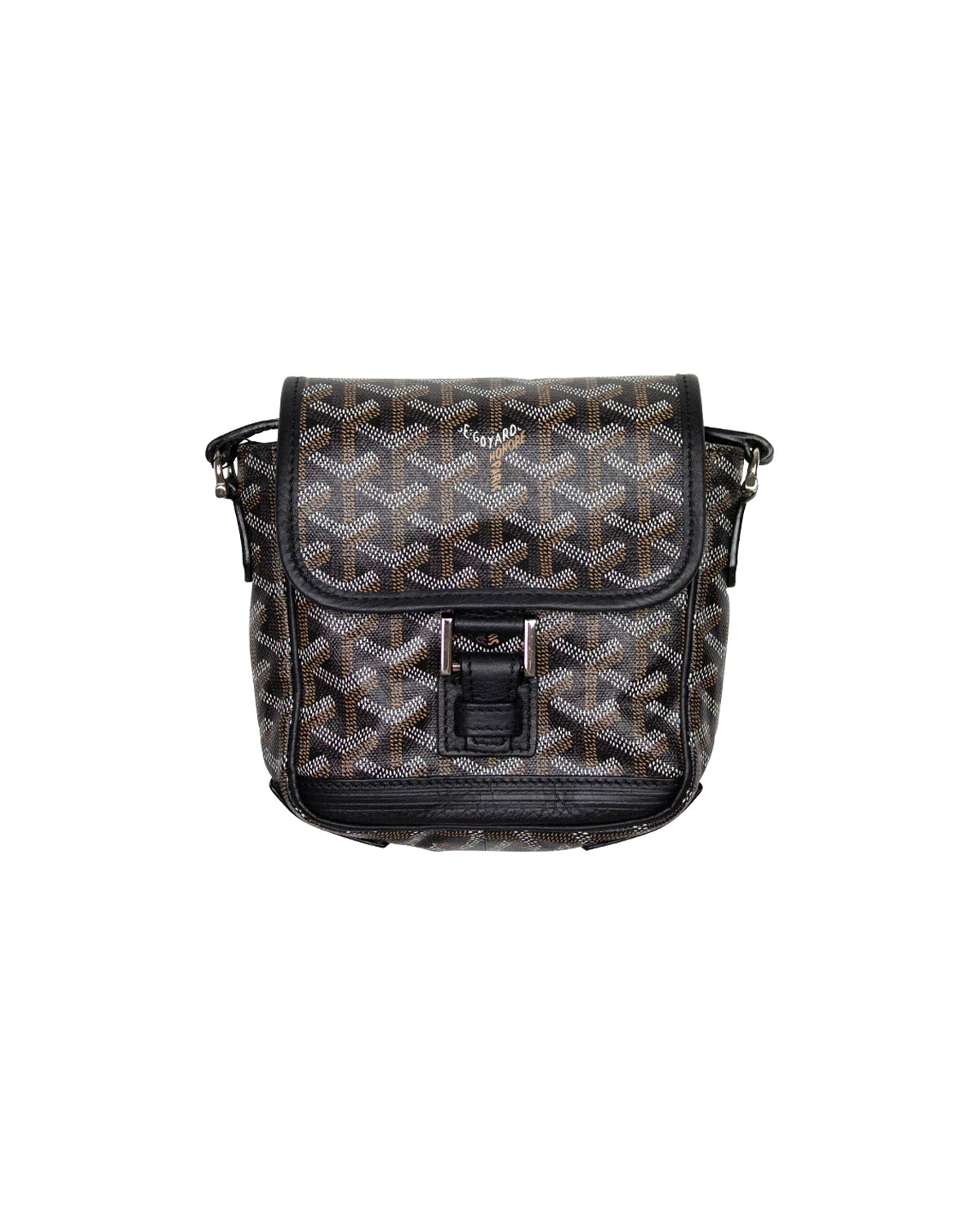 Goyard Goyardine Grand Bleu PM - Black Crossbody Bags, Handbags - GOY33909