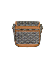 Load image into Gallery viewer, Goyard Grand Bleu PM Paris Black and Tan Urbain Side Bag Crossbody Back