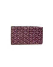 Load image into Gallery viewer, Goyard Richelieu Burgundy Long Wallet Back