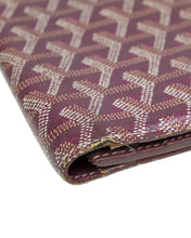 Load image into Gallery viewer, Goyard Richelieu Burgundy Long Wallet Back Corner
