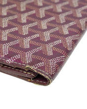 Load image into Gallery viewer, Goyard Richelieu Burgundy Long Wallet Front Corner 