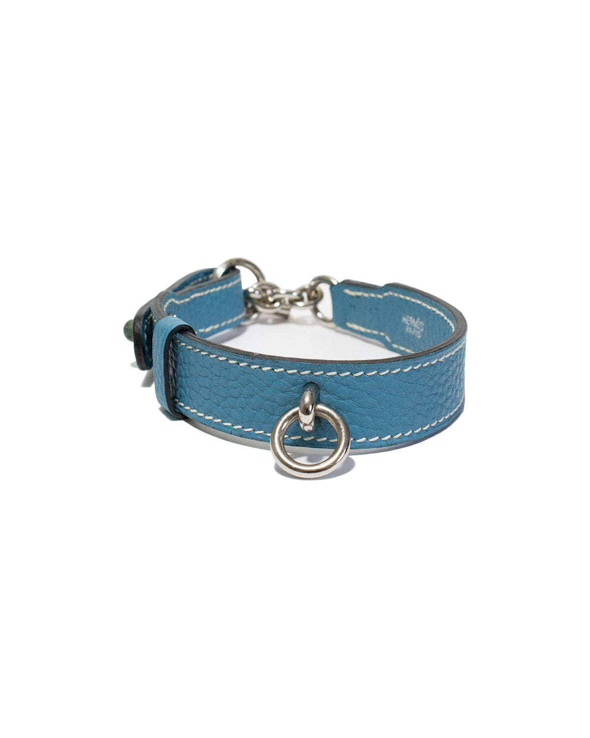 Hermes Light Blue Dog Collar 