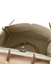 Load image into Gallery viewer, Vintage Hermes Herbag Backpack Paris Canvas Coachella Inside