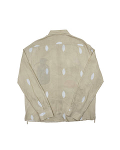 Jacquemus Beige Print La Chemise Long Sleeve Shirt Back
