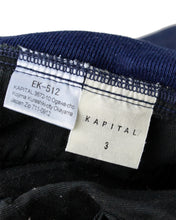 Load image into Gallery viewer, Kapital Shashiko Indigo Jogger Pants Size Tag