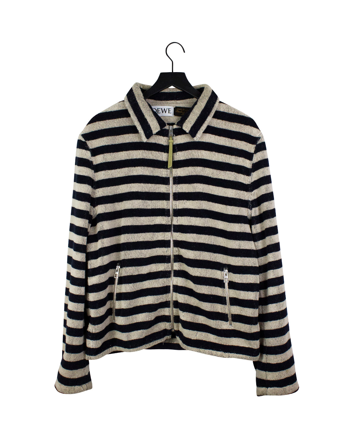 Loewe Paula's Ibiza Zip Striped Sweater 