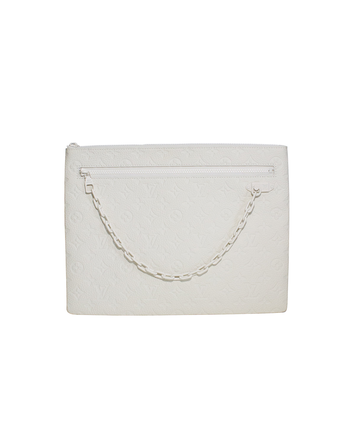 Louis Vuitton A4 White Pouch By Virgil Abloh 