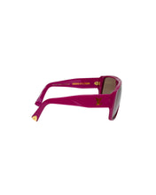 Load image into Gallery viewer, Louis Vuitton Bindi Sunglasses Fuchsia Side View